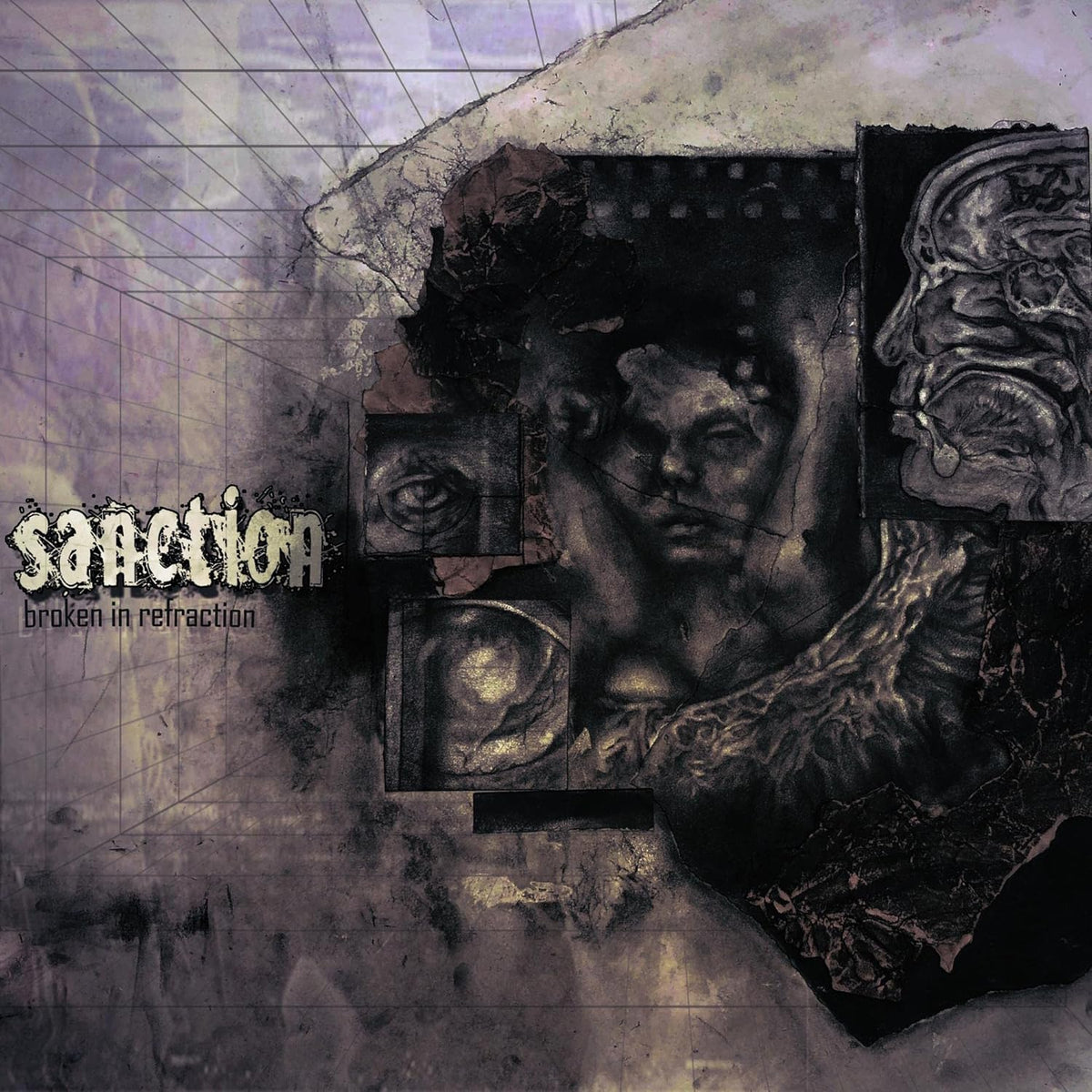 Sanction – Broken In Refraction | LP Morado & Blanco