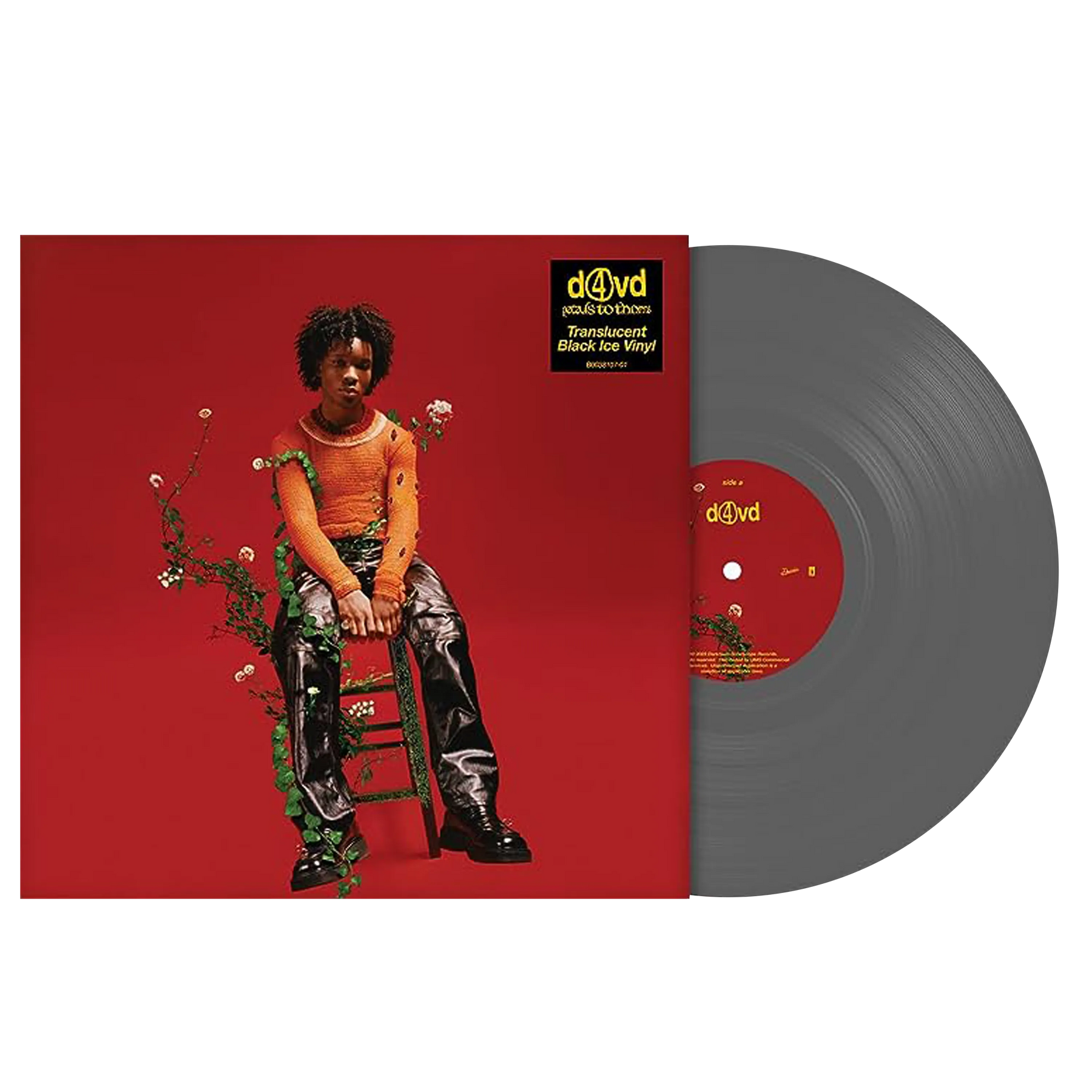 D4vd - Petals To Thorns: LP Nego Translucido