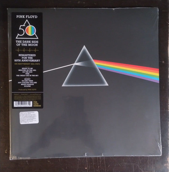 Portada de The Dark Side Of The Moon de Pink Floyd en vinilo