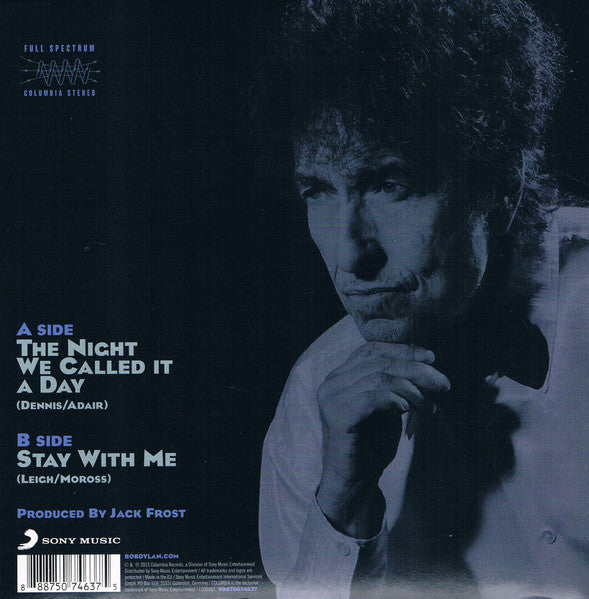 Bob Dylan – The Night We Called It A Day | 7" Azul (RSD15)