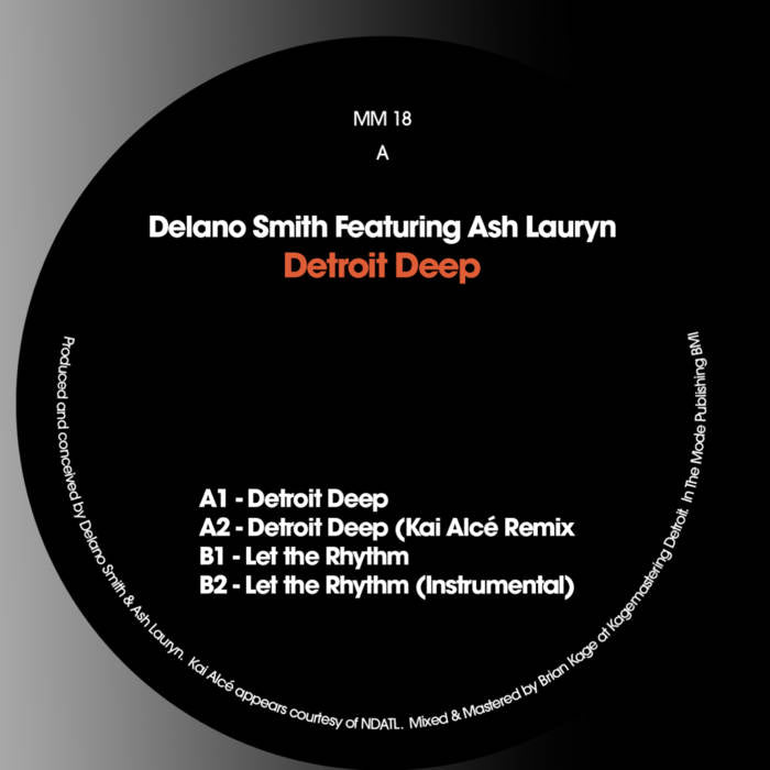 Delano Smith feat. Ash Lauryn - Detroit Deep | LP 12"