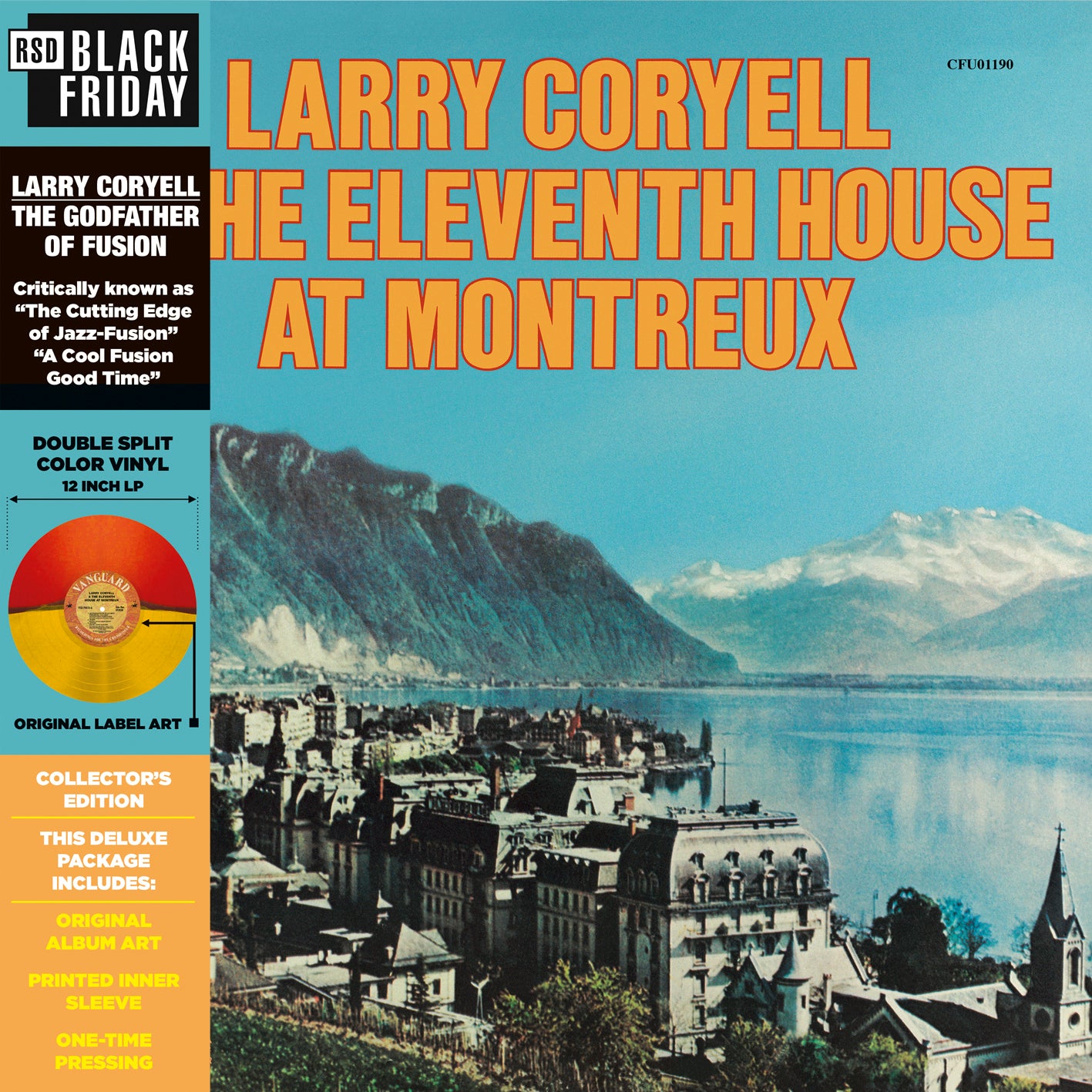 Larry Coryell & The Eleventh House - At Montreux: LP Rojo con Amarillo (RSDBF21)