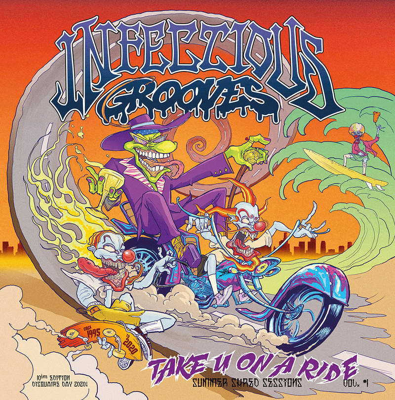 Infectious Grooves - Take You On A Ride: LP Naranja (RSDROP3)