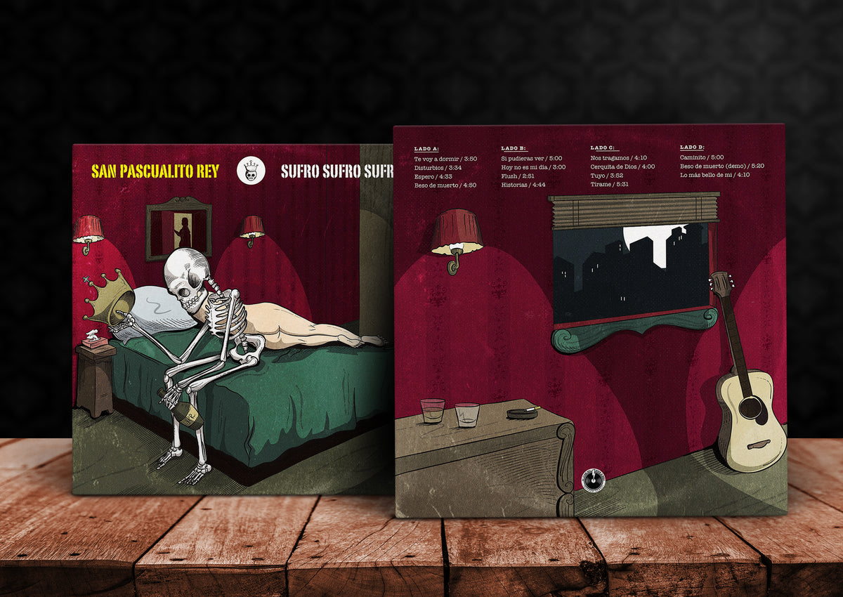 San Pascualito Rey - Sufro Sufro Sufro: 2LP Rosa y Amarillo