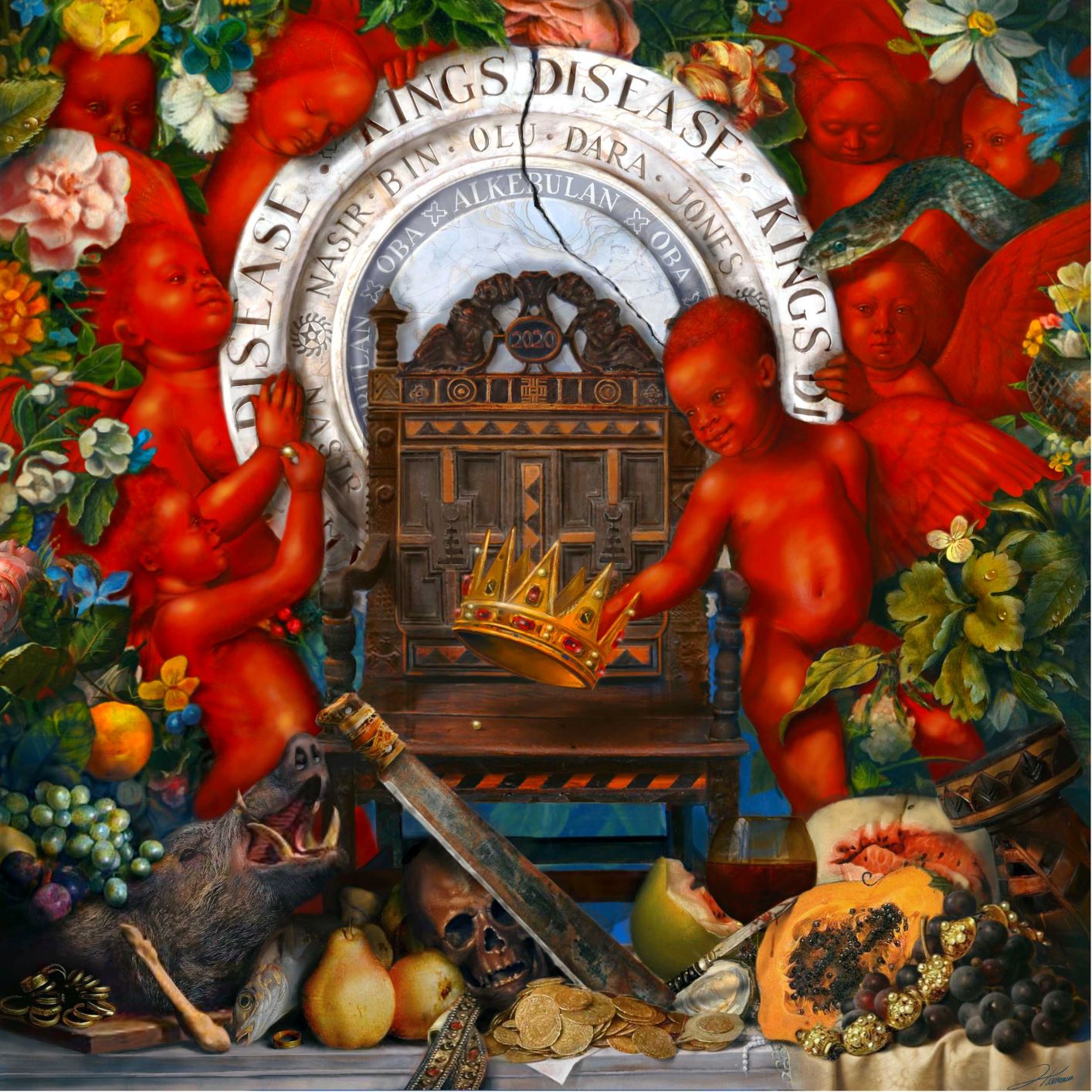 Nas - King's Disease: 2LP Rojo