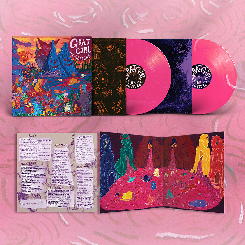Goat Girl - On All Fours: 2LP Rosa - Edición Limitada
