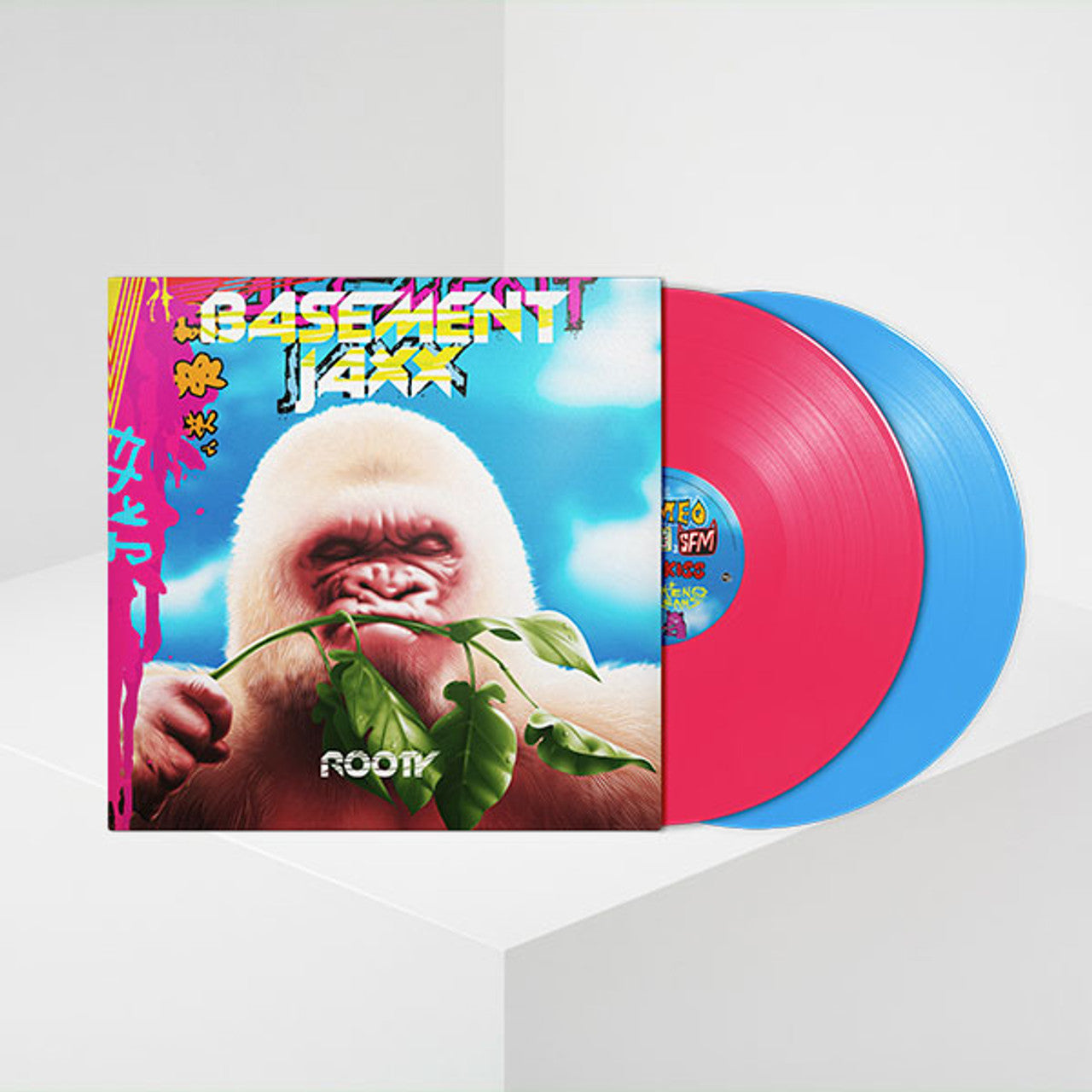Basement Jaxx- Rooty: 2 LP Azul y Rosa