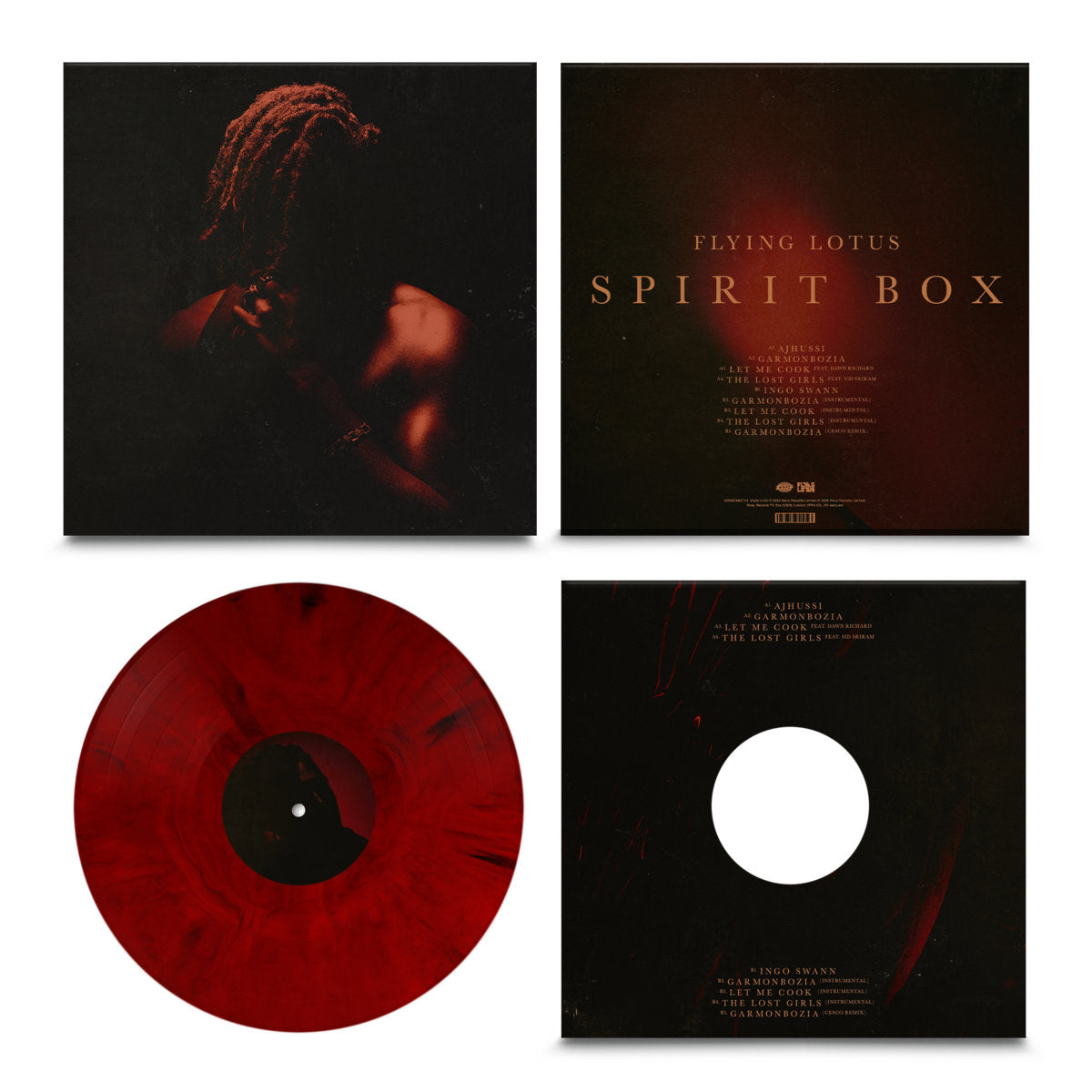 Flying Lotus – Spirit Box | LP Rojo & Negro (RSD25)