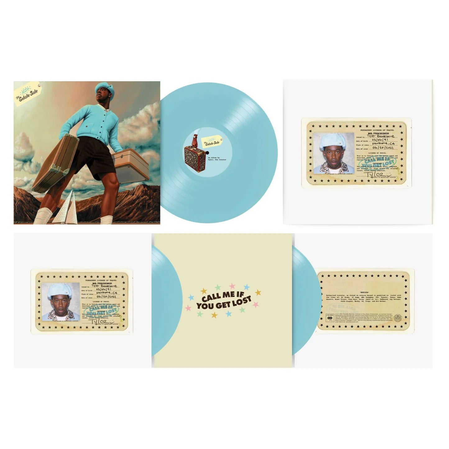 Tyler The Creator - Call Me If You Get Lost: 3LP Azul