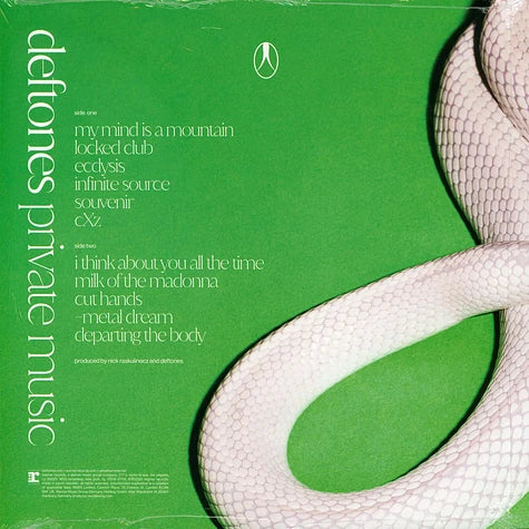 Deftones – Private Music | LP Transparente