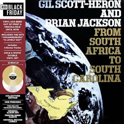 Gil Scott-Heron and Brian Jackson - From South Africa To South Carolina: 2LP Dorado y Blanco (RSDBF24)