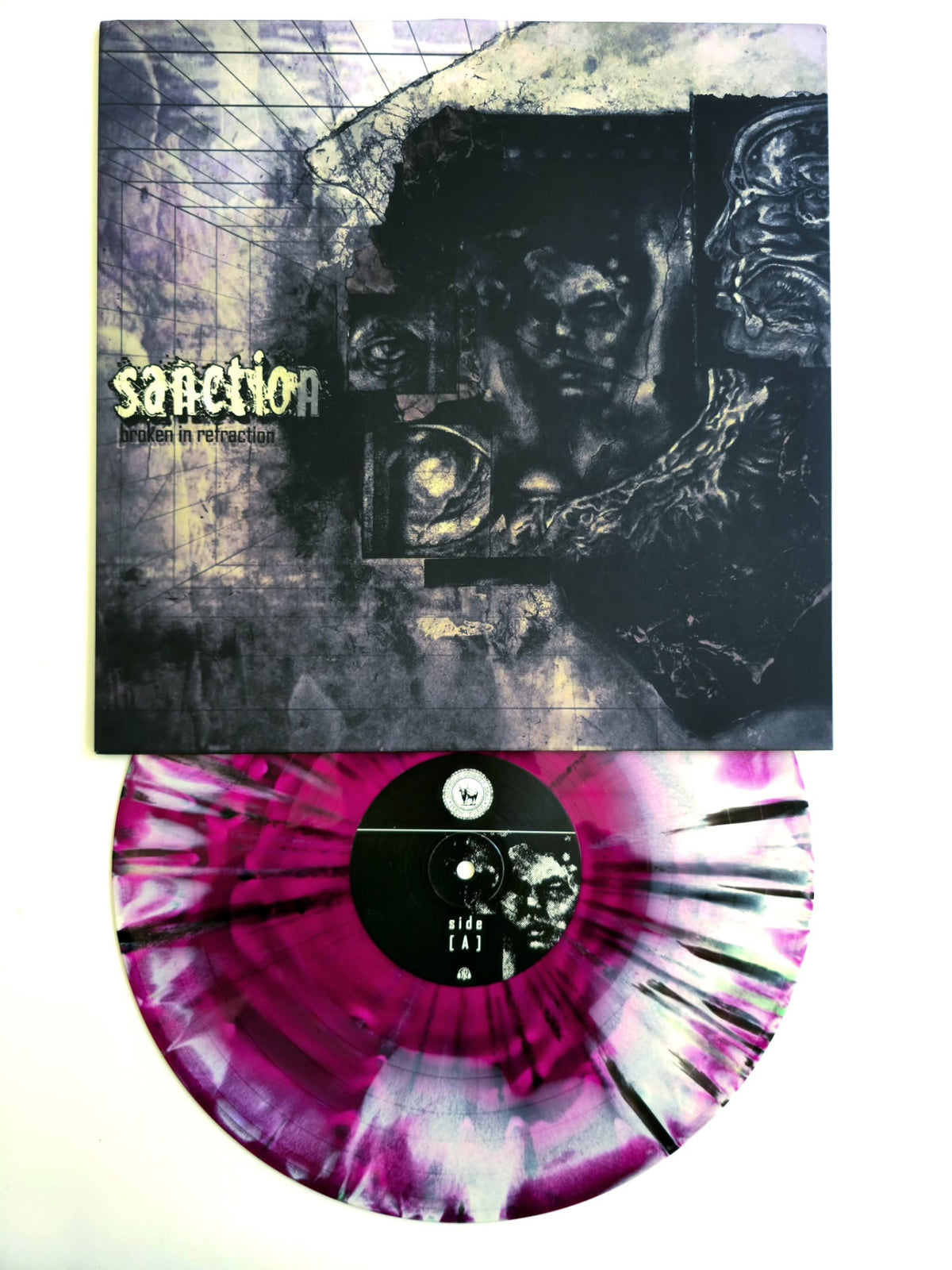Sanction – Broken In Refraction | LP Morado & Blanco