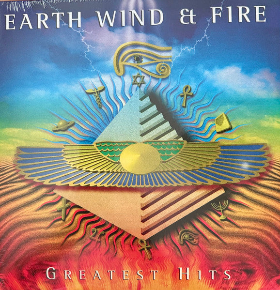 Portada de Greatest Hits de Earth, Wind & Fire en vinilo
