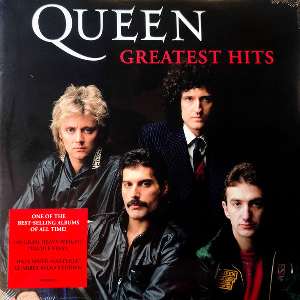 Portada de Greatest Hits de Queen en vinilo