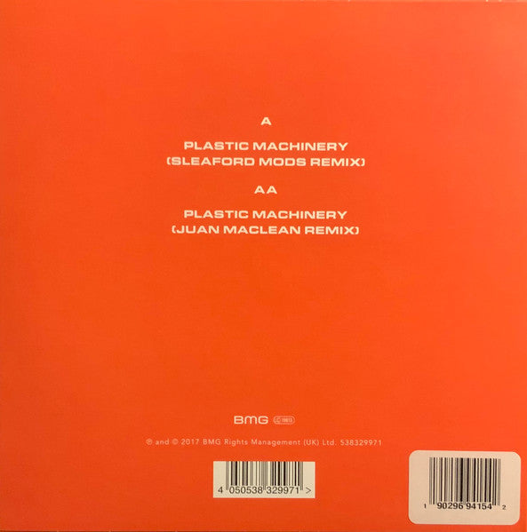Charlatans (Feat. Johnny Marr) - Plastic Machinery | 7" (RBF17)