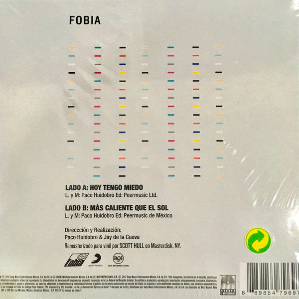 Fobia - Hoy tengo miedo | 7"