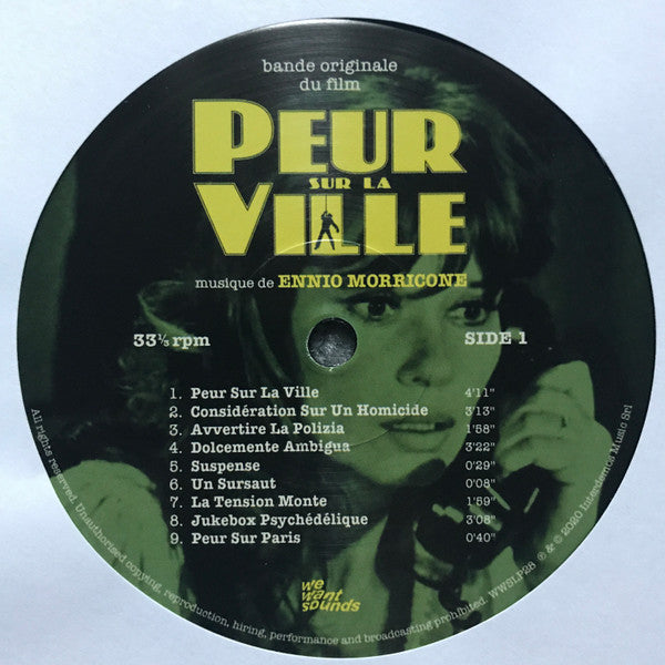 Ennio Morricone – Peur Sur La Ville| (RSD20)