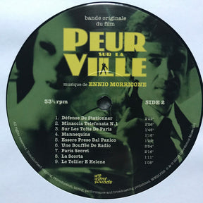 Ennio Morricone – Peur Sur La Ville| (RSD20)