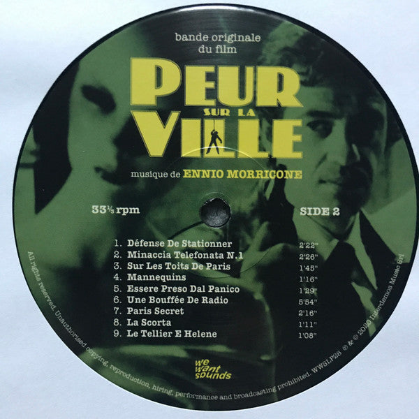Ennio Morricone – Peur Sur La Ville| (RSD20)
