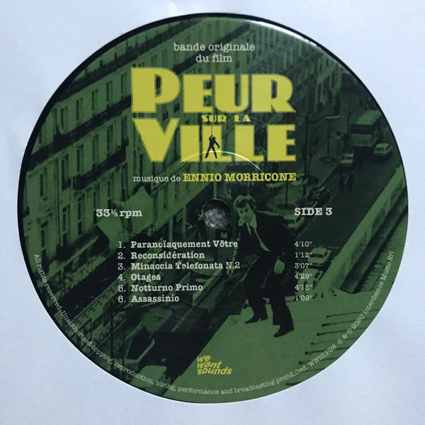 Ennio Morricone – Peur Sur La Ville| (RSD20)