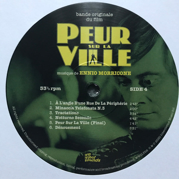 Ennio Morricone – Peur Sur La Ville| (RSD20)