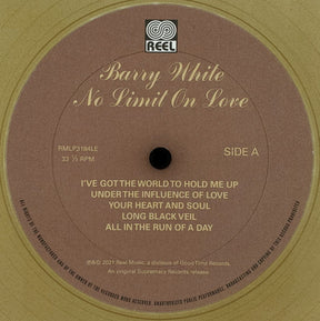 Barry White – No Limit On Love | LP Dorado (RSD22)