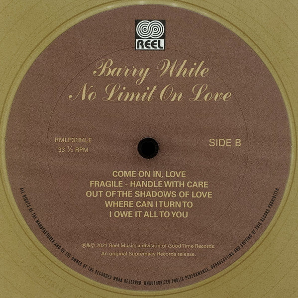 Barry White – No Limit On Love | LP Dorado (RSD22)