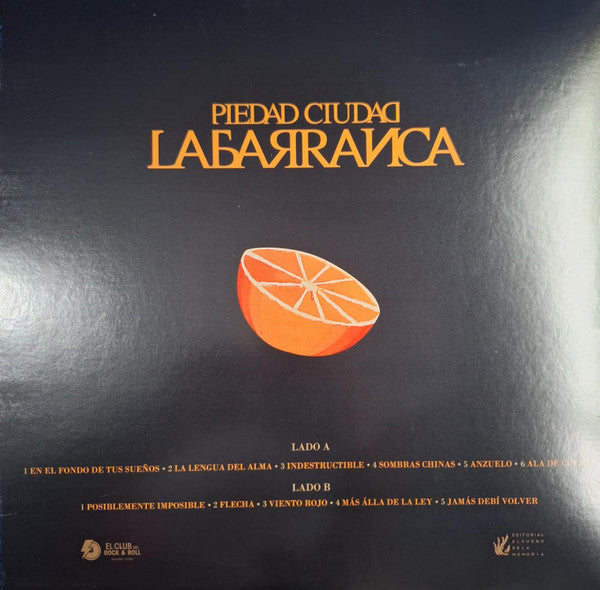 La Barranca – Piedad Ciudad | LP Gris- Edición Especial-30 Aniversario