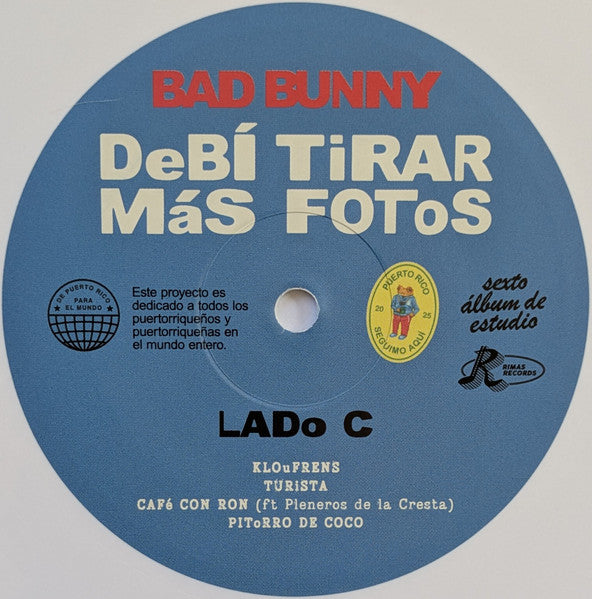 Bad Bunny – Debí Tirar Más Fotos | 2LP Blanco