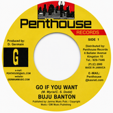 Buju Banton - Go If You Want / Version (Penthouse) 7"