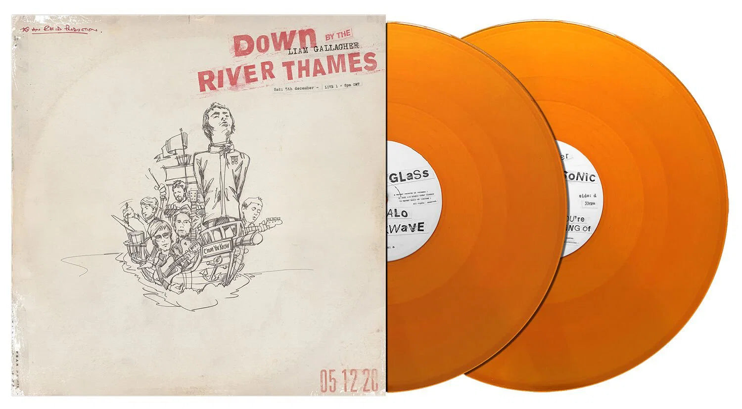 Liam Gallagher – Down By The River Thames | 2LP Naranja