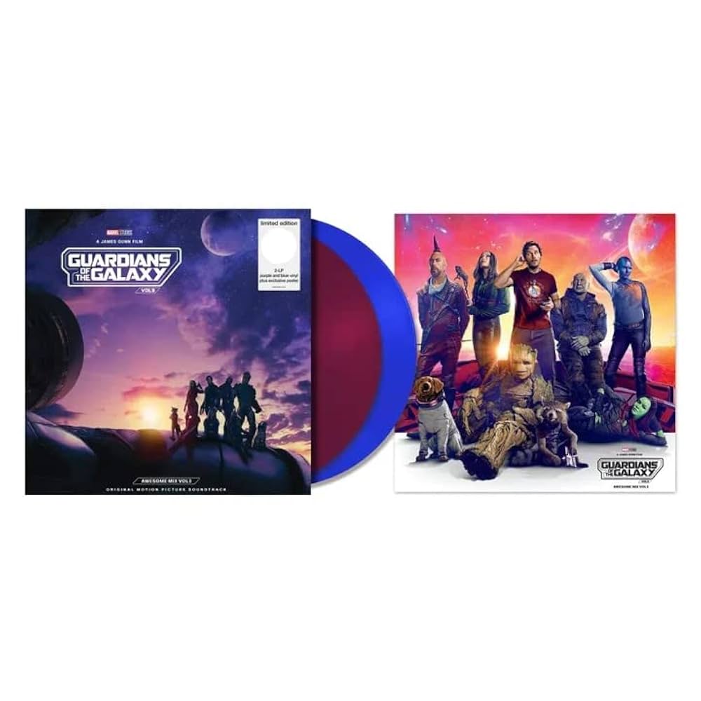 Guardians Of The Galaxy Volume 3: Awesome Mix Volume 3 | 2LP Morado/Azul
