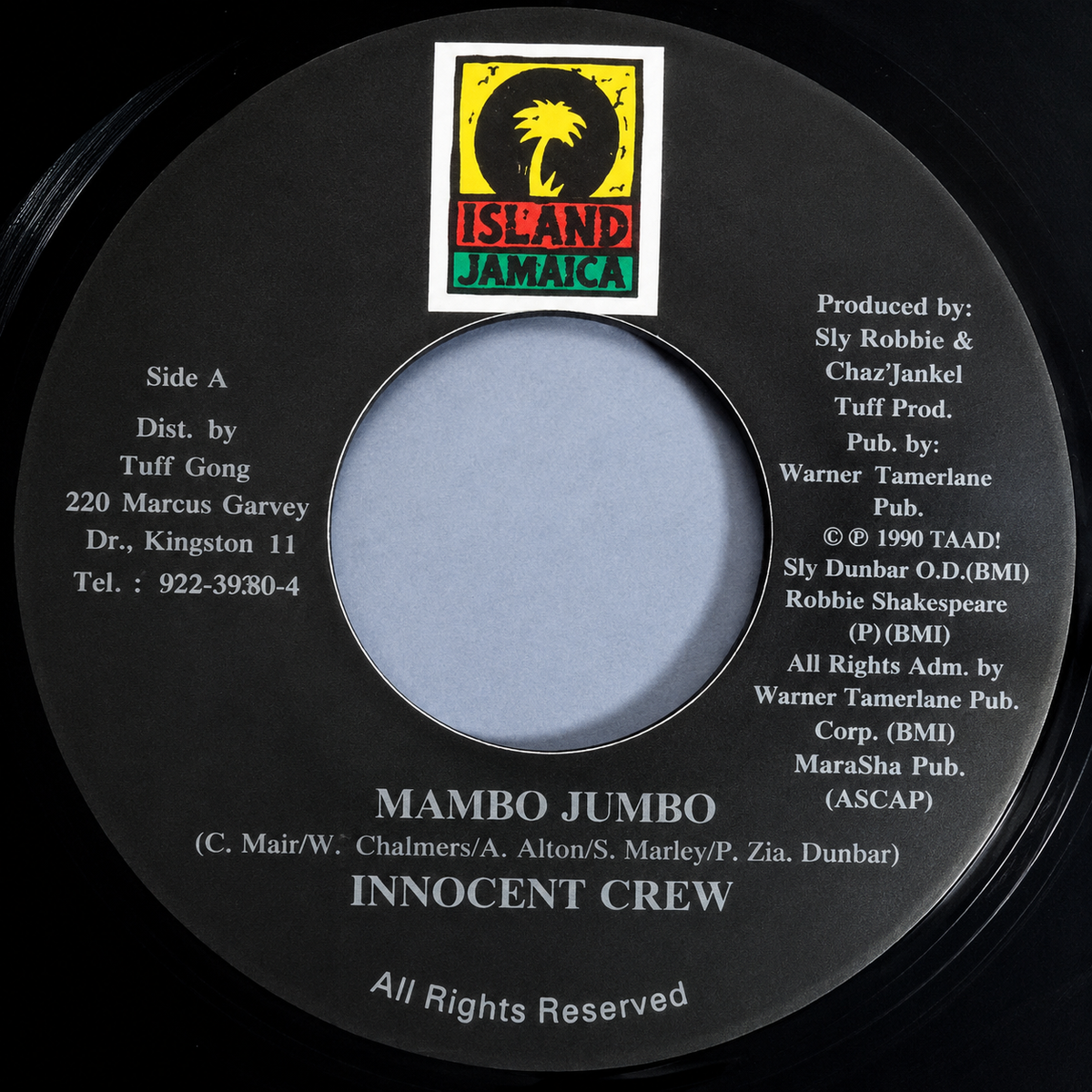 Innocent Crew - Mambo Jumbo / Version (Island Jamaica) 7"