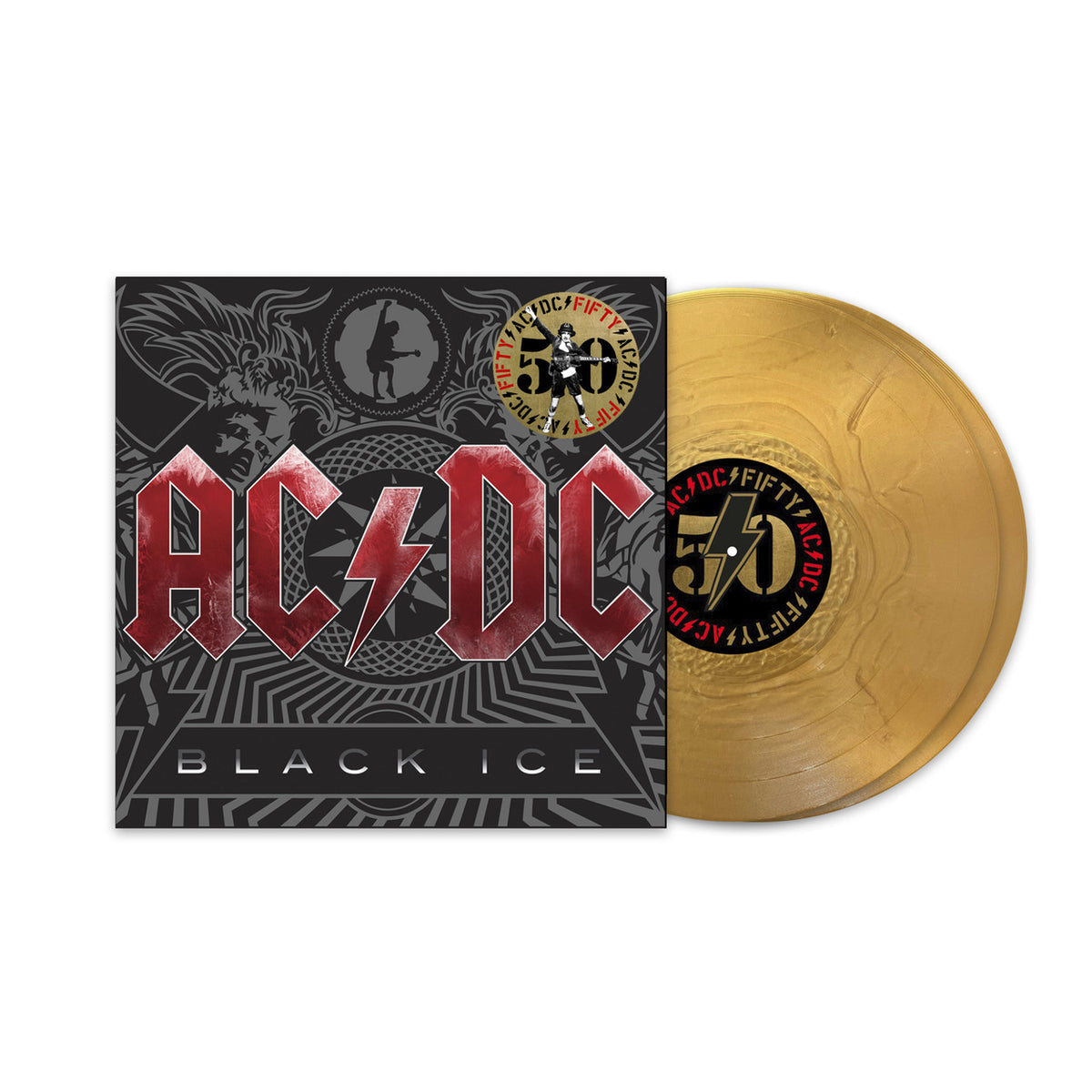 AC/DC - Black Ice 50th Anniversary: 2LP Dorado