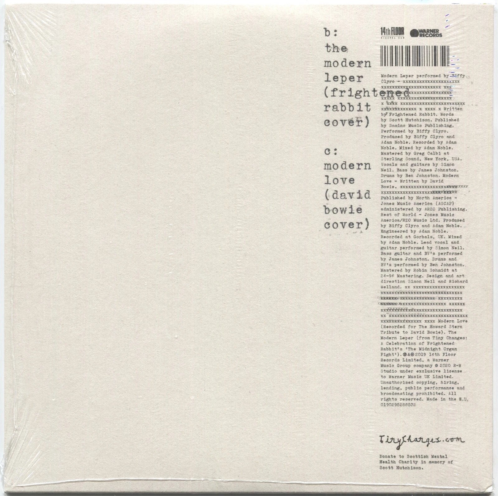 Biffy Clyro – Moderns | 7" Blanco (RSDROP1)