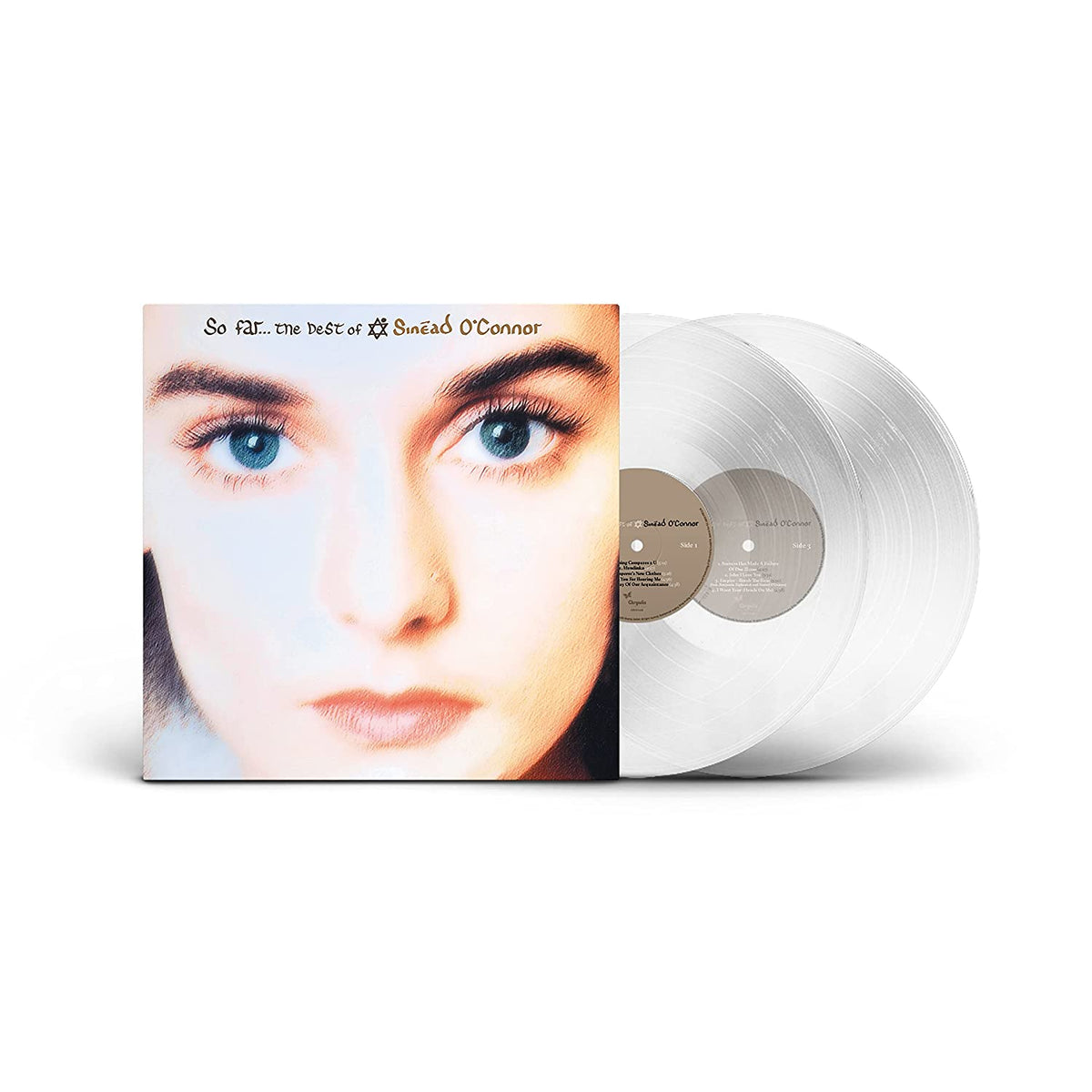 Sinéad O'Connor – So Far… The Best Of Sinéad O'Connor: LP Transparente - Edición Limitada