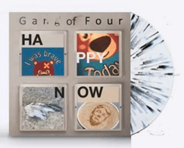 Gang Of Four - Happy Now: LP Splatter Blanco y Negro