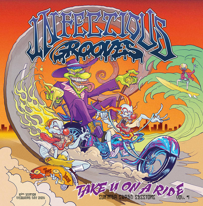 Infectious Grooves - Take You On A Ride: LP  Naranja (RSDROP3)