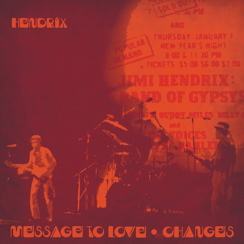 Jimi Hendrix - “Message To Love (Live)” / “Changes (Live)”: 7" [RSDROP2]