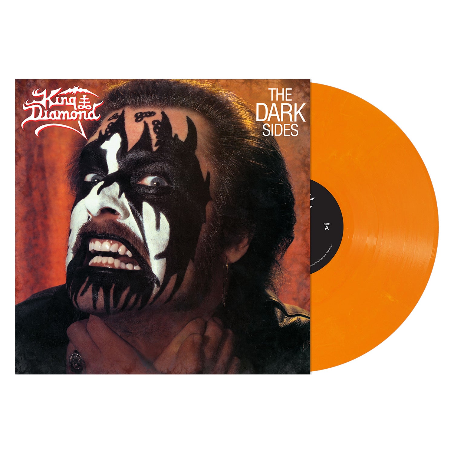 King Diamond ‎– The Dark Sides: LP Naranja Marmoleado