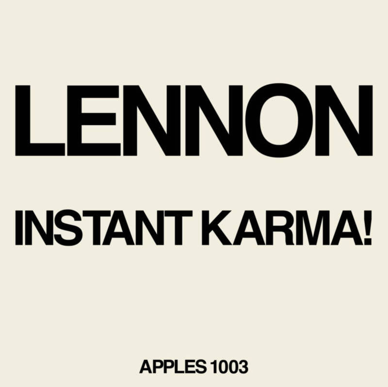 Lennon/Ono with the Plastic Ono Band - Instant Karma! (2020 Ultimate Mixes): Vinyl 7" (RSDROP)