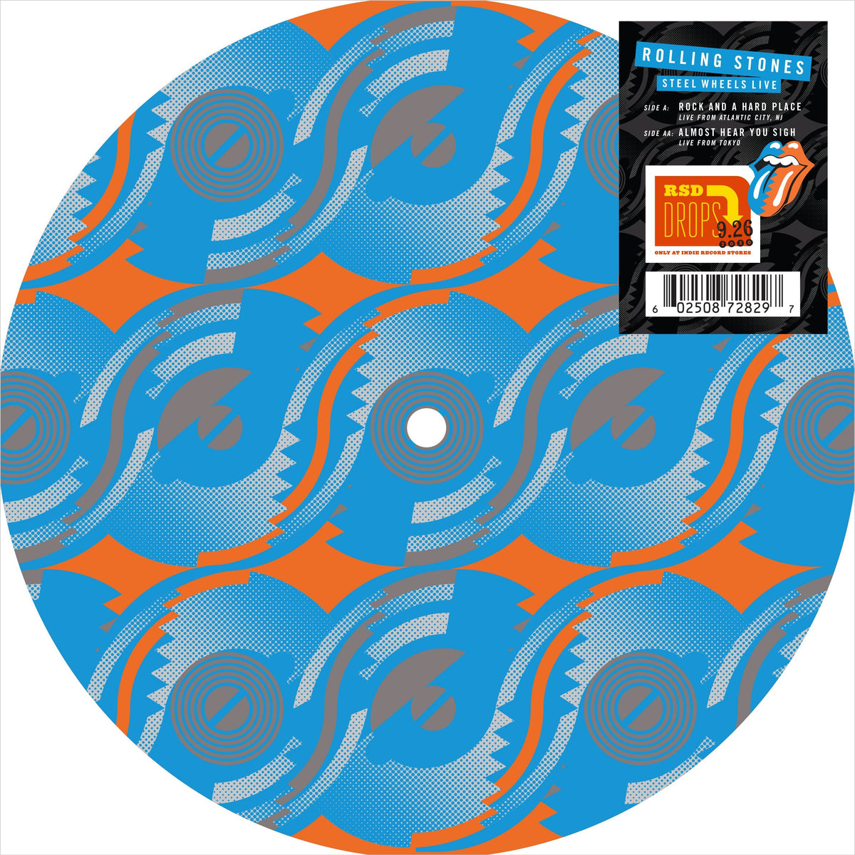 The Rolling Stones - Steel Wheels Live From Atlantic City, 1989: 10" Picture Disc [RSDROP2]