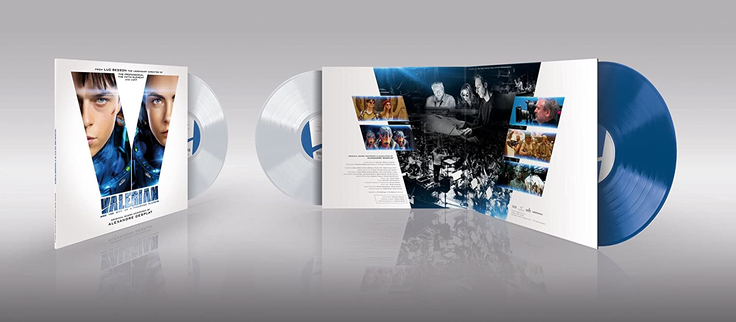 Alexandre Desplat - Valerian And The City Of A Thousand Planets (O.S.T.): 2LP Blanco y Azul + Edición Limitada