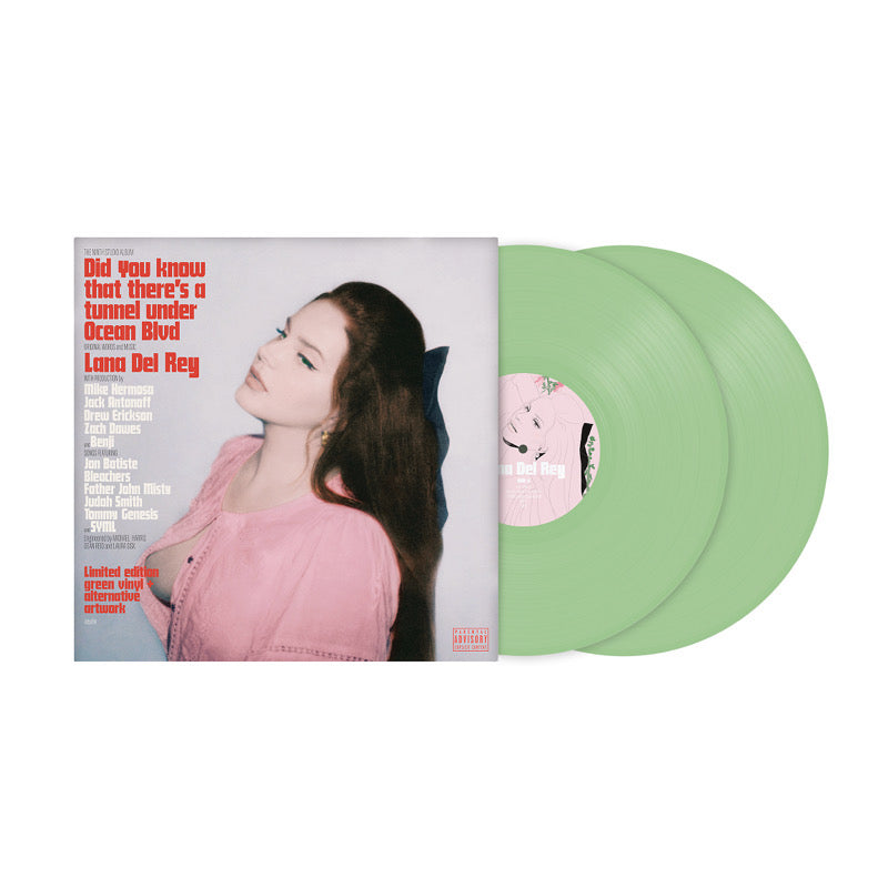 Lana del Rey - Did You Know  That There's a Tunnel Under Ocean BLVD: 2 LP Verde